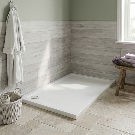 Duchy Carn Stone Resin Rectangular Shower Tray 900mm x 760mm