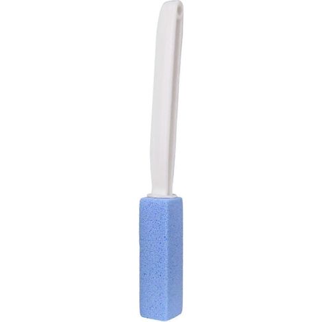 Brosse de toilette avec manche, nettoyant pour toilettes, salle de bain, piscine et ménage-Blue 20.5cm (1/5)
