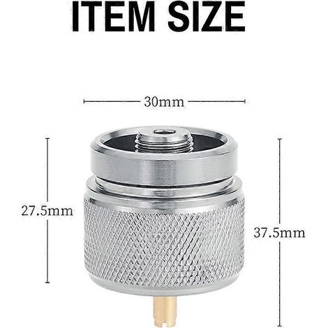 Convertisseur de réservoir de propane avec interface MAPP, accessoires pour réchaud de camping et de pique-nique, connecteur en alliage d'aluminium