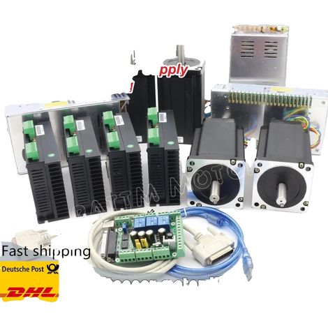 Kit per controllore CNC con motore passo-passo, driver ad alte prestazioni, spina europea 220V-240V. (1/5)