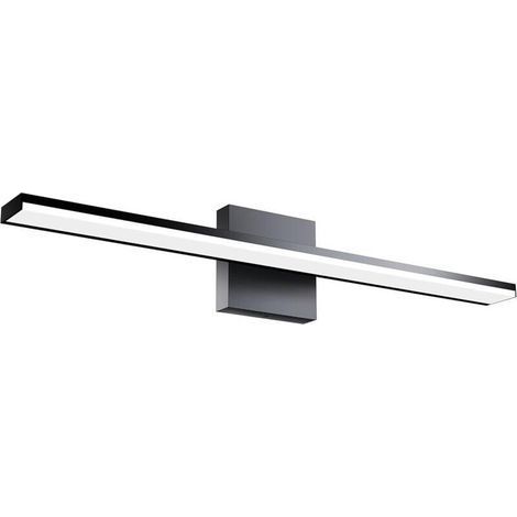 60cm LED Miroir Salle de Bain 12W 1200LM Blanc Froid 6000K, Pas de Flash Salle de Bain Miroir Lumire IP44 230V-LIAIKI (1/5)