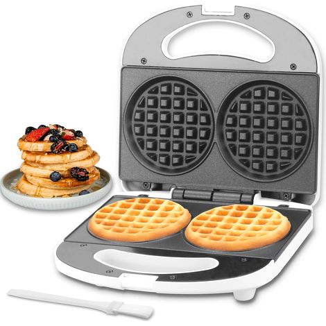Mini-gaufrier électrique 750 W – Revêtement antiadhésif