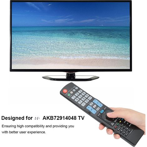 Kompatible Fernbedienung für LG AKB72914048 – 10 m Reichweite – Zuverlässiger Ersatz – Identische Funktionen – LCD/LED-Fernseher