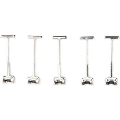 100Pcs T‑Pins Remplacement de Tuile Aiguilles en Acier, Aiguilles de Rechange en Acier pour Tuile Planchers Murs Builing avec Haute Résistance à la Compression (1/5)