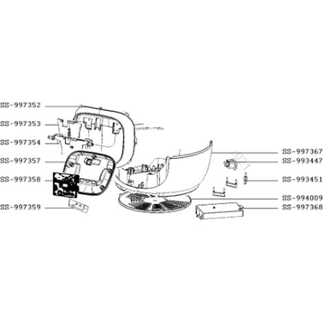 Corpo inferiore (codice SS-997367) COOKEO - Vaporiere, cuocitori a vapore - MOULINEX - 346607