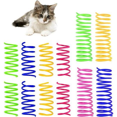 Lot de jouets pour chat d'intérieur ressorts ressorts Jouet interactif pour chat Pour taper mordre chasser Jouet pour temps et (1/5)
