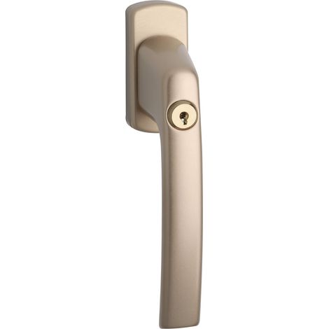 MACO Fenstergriff HARMONY - Sperrzylinder, VK 7x35 mm, Alu bronze eloxiert
