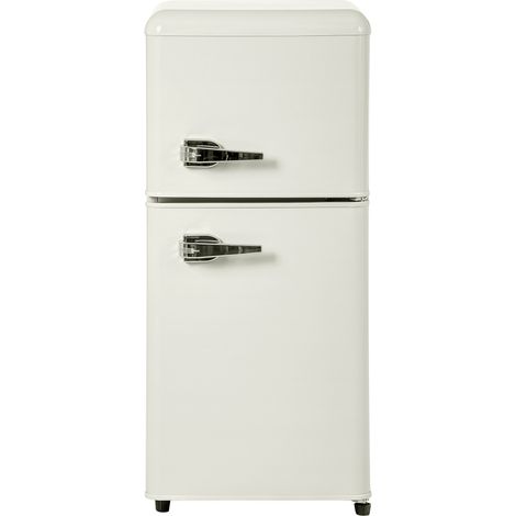 Fortuna Lai – Réfrigérateur 60L à deux portes – 22L congélateur + 38L réfrigérateur – Classe F – 163 kWh/an – Dimensions 42.5x45.5x86.8cm (1/4)
