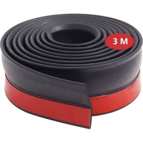 Burlete Garage Door Seal, Universal Multi-Purpose Rubber Garage Door Seal, Multi-Purpose Garage Door Sealing Tape (10ft/3m)