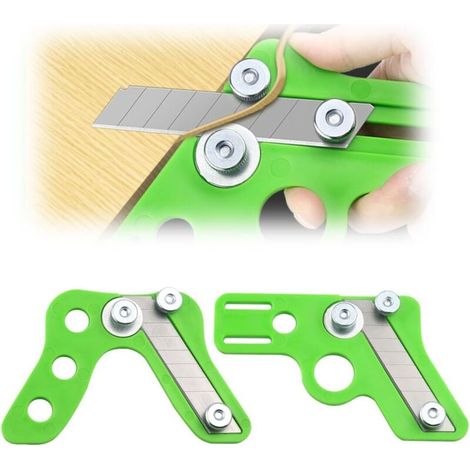 2-Piece Edge Trimmer, Manual Edge Trimmer for Woodworking, Small Edge Trimmer, Veneer Edge Cutter, Veneer Edgebander for Woodworking