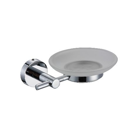 PORTA SAPONE LINEA DIOSA- Cromo - Fiss. con viti- DHIMP- pezzi 1 (1/2)