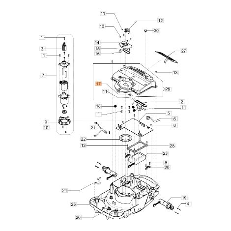 Carte électronique robot modèles ORION1200 ORIGINAL EMAK AK441556