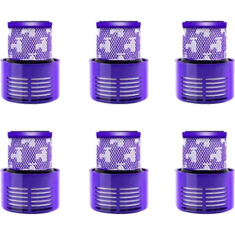 Filtre de 6PCS HEPA filtre de Cyclone V10 Series SV12 – SV27 Aspirateur Lavable Filtres (1/5)