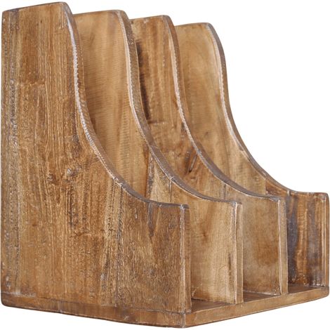 Organizer in legno realizzato a mano con legno di recupero. (1/5)