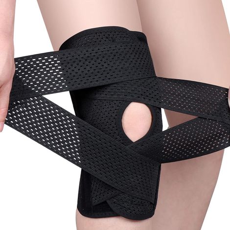 Atmungsaktive Kniebandage zum Schutz des Meniskus bei Sportarten wie Radfahren, Laufen und Bergsteigen – Patellastützgürtel (1/5)