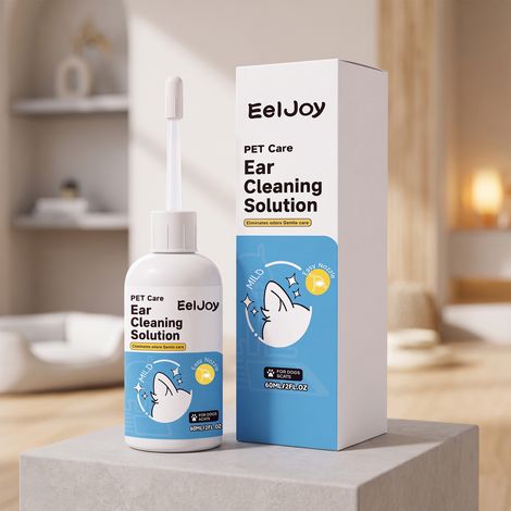Nettoyant universel pour les oreilles des animaux - Nettoie en douceur les oreilles de votre animal, leur procurant une sensation de fraîcheur et de confort. -- 60 ml -- DTEKGAZ (1/5)