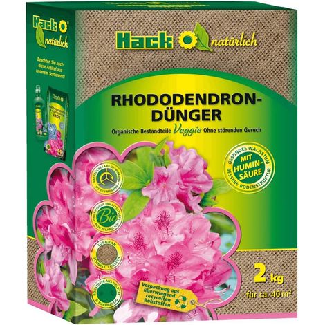 Engrais HACK-Bio pour rhododendrons, 2 kg – Engrais pour azalées, éricacées et hortensias