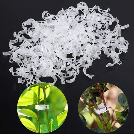 300 pieces tomato plant clips, garden plant support clips, garden vine clips, tomato trellis clips and vine vegetables (1/4)