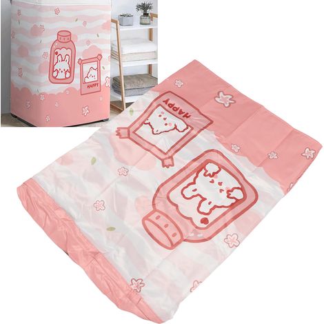 Hochwertige Waschmaschinenabdeckung – wasserdicht, UV-beständig, staubdicht – kompatibel mit Haier, Midea und Little Swan – 400 g Polyester (1/5)