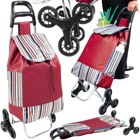 Borsa della spesa, carrello della spesa, con ruote, pieghevole, resistente, solido, impermeabile (1/5)