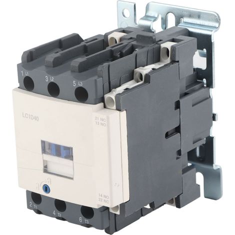 Contacteur AC 220V 40A 3 Pôles LC1D40 Neuf 50/60Hz Bobine (1/5)