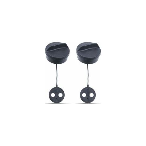 2 Pièces Bouchon de Réservoir pour STIHL FS38 FS45 FS55 FS56 FS80 FS81 FS85 FS88 FS120, XU, AUMEL Bouchon Essence de Débroussailleuse Bouchon de Réservoir Rechange Pièces Détachées - (1/4)