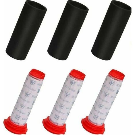 Filter kit for BOSCH BCH65 BCH6L2560 754176 754175, 3 main filters + 3 foam filters for vacuum cleaner (1/4)
