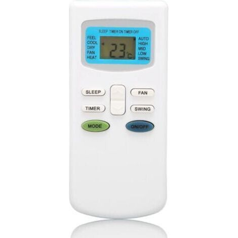 Télécommande universelle pour climatiseur – Compatible TCL, Dronic, Klimaire, Pioneer – Alimentation par batterie – Matériau ABS durable (1/5)