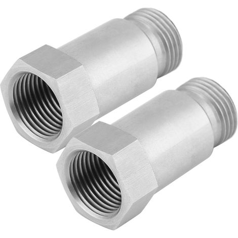 Satz mit 2 Edelstahl-Sauerstoffsensorverlängerungen M18-1,5 x 45 mm