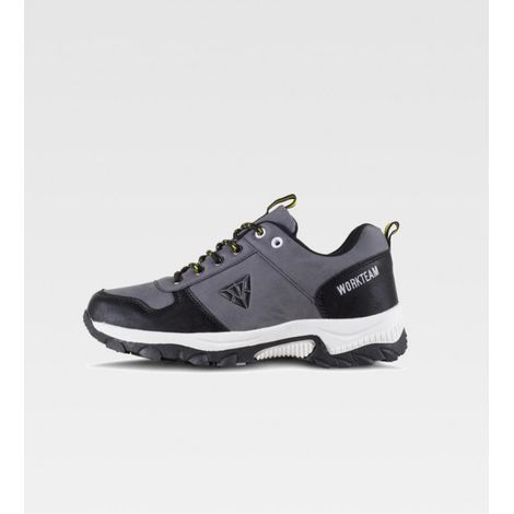 Zapatilla tipo trecking con cordones resistente al deslizamiento WORKTEAM P4010 36 Gris+Negro (1/5)