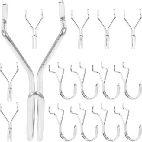 crochets métalliques pour panneau perforé robustes et (1/5)