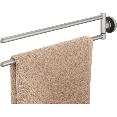 Tiger Cooper Portant serviette - 2 bras - Inox brossé noir (1/4)