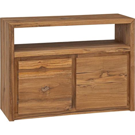 vidaXL Buffet 80x30x60 cm bois de teck massif (1/5)