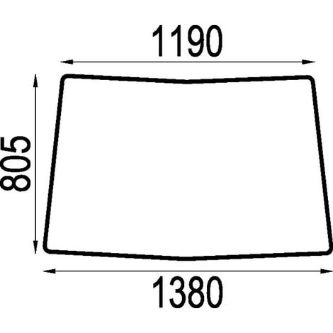 Cristal delantero UNIVERSAL L112972N