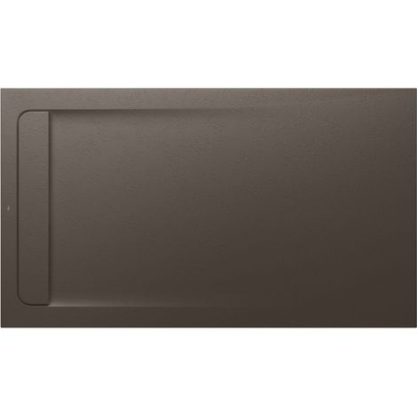 Receveur de douche extra plat en Stonex® Aquos - 1600x900mm - Café (1/2)