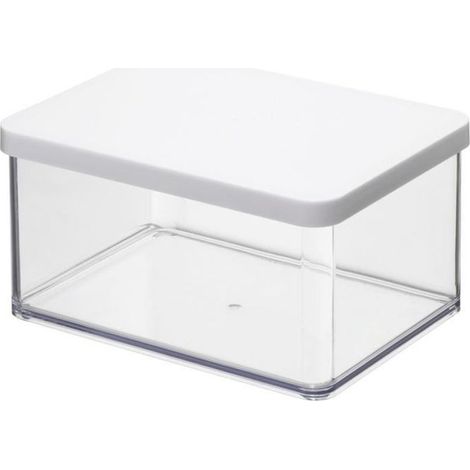 Rotho Loft 11610 Dispenser rettangolare 2,25 L trasparente, White (1/4)