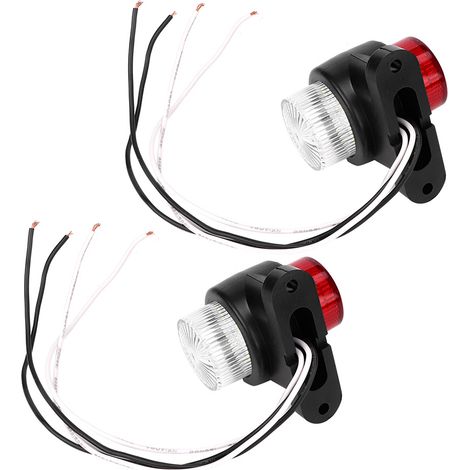 Feux de gabarit LED 8 LED x2 pour camion, clignotant latéral, signalisation pour remorque, 10-30V (1/3)