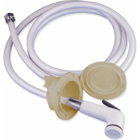 Douchette Extérieure Coulissante Beige