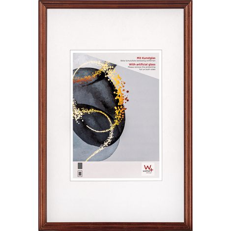Select Holzrahmen Kunstglas, 10x15 cm, BRAUN (1/4)