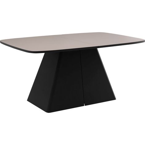 Mesa Oswego 169, Cachemira, 76x110x180cm, Alargamiento, Aglomerado laminado, Metal (1/5)