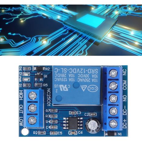 Contrôleur de distribution automatique d'eau pour pompe DC12V, capteur de niveau de liquide, module de relais de commutation pour moteur et alimentation de l'aquarium. (1/5)