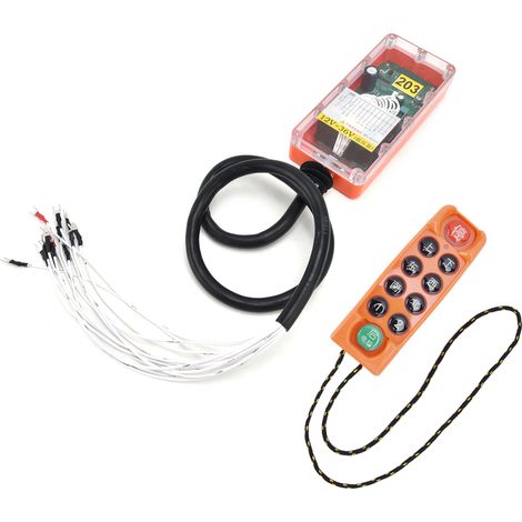 Télécommande sans fil pour grue industrielle, palan électrique, interrupteur radio H23C++ (12V36V (basse tension)) (1/5)