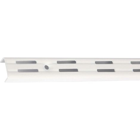 Crémaillère pour étagère en acier laqué 1440mm – Entraxe 32mm – Double perforation pour montage ajustable – Strauss Vonderweidt