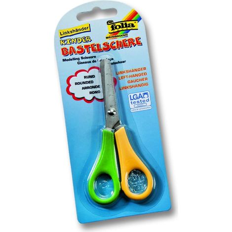 Glorex Bastelschere rund Linkshänder Bastelmaterial