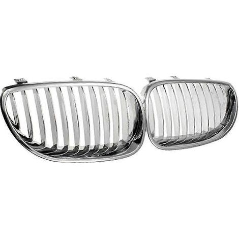 Calandre chromée sport large à double haricot pour pare-chocs avant E60 E61 M5 2003-2009 51137065701 (1/5)