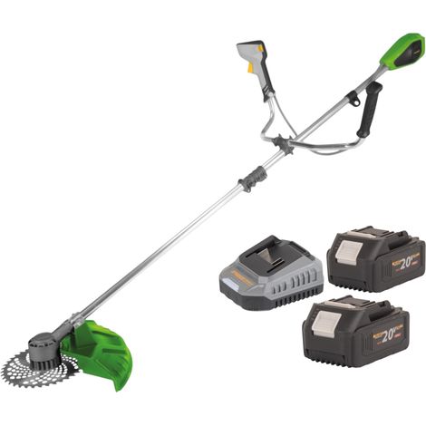 Desbrozadora a batería Procraft PTA-31-BB de 20 V, 420 mm, sin escobillas + 2 baterías de 4,0 Ah + cargador (1/3)