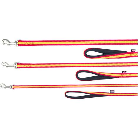 Guinzaglio per Cani Trixie Giallo Rosso 1,2 m (1/2)