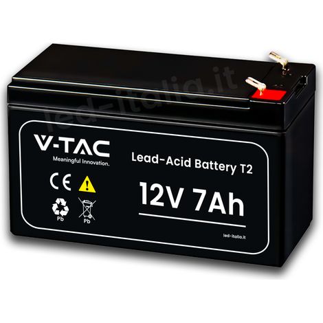 Batería 7Ah - VT-7-12 - ABS Robust - 151x65x100mm - Multiuso