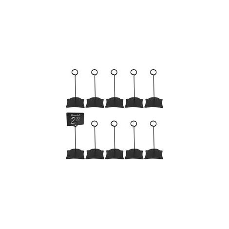 Photo Clip Porte Pinces éTiquettes - Noir Supports Nourriture Pour Prix NuméRos Table Memo Carte NuméRo Ain Supermarché PréSentation Verticale D'éTiquettes GâTeaux Etiquettes Produits 10 PièCes (1/5)