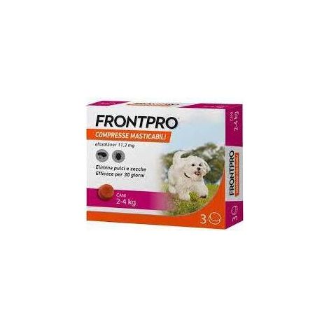 FRONTPRO COMPRESSA MASTICABILE CANI 2 - 4 KG 3 PZ